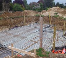 Pr&eacute;paration de la Dalle