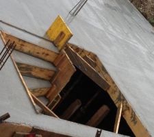 Coffrage de l'escalier