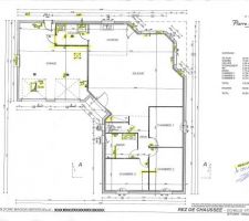 Plan de notre maison de plain pied en L