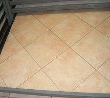 Carrelage du salon et salle a manger.