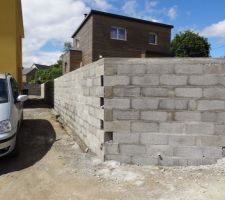 Le mur mitoyen Est
