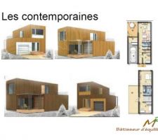 Projet de construction de maison de notre gamme M2bois Bourgogne