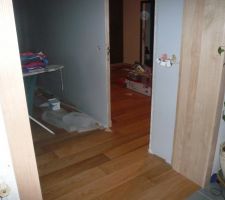 Lien parquet chambre-salon