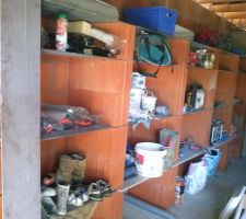 Le rayonnage du garage