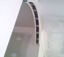 Fabrication des arrondi de mon couloir