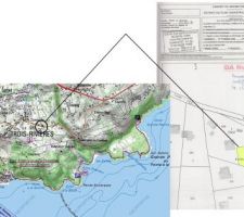 Le plan de situation
La parcelle de 804 m² (800 m² minimum nécessités par le POS) a été détachée de la parcelle familiale.
Enregistrement au cadastre après moult péripéties le 23 juin 2011.