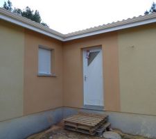 Enduit de l'entr&eacute;e