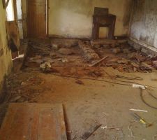 RDC East plancher demoli