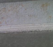 Espace entre la dalle de la terrasse et la maison