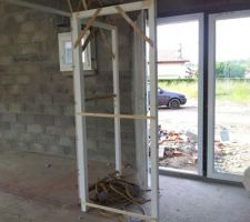 Structures porte coulissante vestiaire   porte buanderie