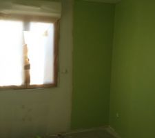 Peinture vert pour la chambre de notre garçon