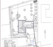 Le plan de masse de la maison