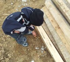 LES PAQUES DE MON FILS SUR LE TERRAIN