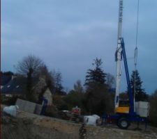 Grue en place
