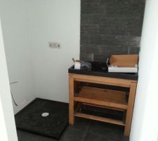 Receveur et meuble salle d eau