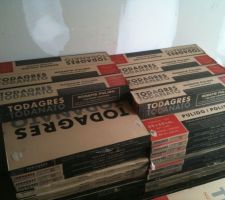 Carrelage Todagres Cementi Negro finition lapado 60x60