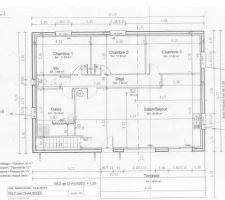 Voici le plan de la maison en version définitive.