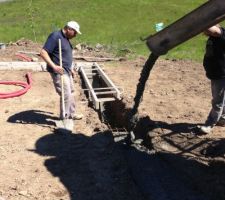 Coulage des fouilles