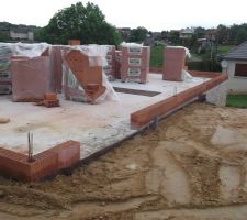 Vue de derrière (emplacement de la baie vitrée)