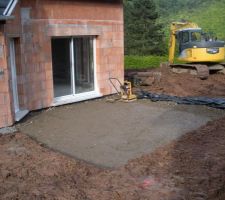 Terrasse en cours