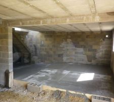 Dallage partie cave ...