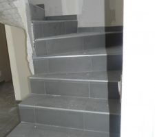 Escalier pris d'en bas.