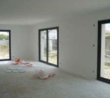 Les peintures en cours