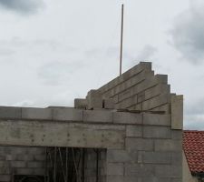 D&eacute;but des pignons