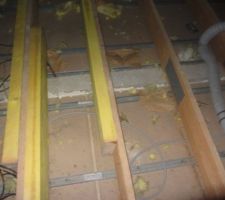 Renforcement du plancher des combles.