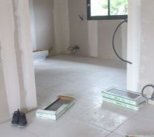 S&eacute;jour et bureau.