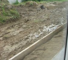 Marche baie   coffrage trottoir