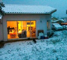 Presque de saison... Il a neigé !!