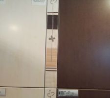 Mon choix de faïence pour la salle de bain:
Minimal Bone et Minimal Wengé.