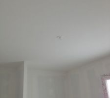 Plafonds terminés   sous couche
