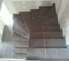 Escalier étage (joints faits)