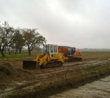 Viabilisation du lotissement.