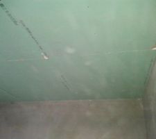 Faux plafond en placo