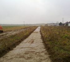 Viabilisation du lotissement.