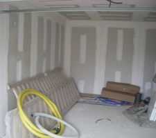 Garage isolation et placo finis