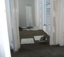 Chape de la sdb/ allée du 1 er étage.