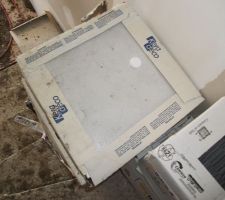 Carrelage de l'escalier