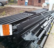 Livraison des matériaux porte la début des travaux!  :)