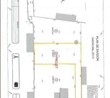 Notre terrain le lot B (lot arrière, la maison se trouvera en limite séparative avec le lot C