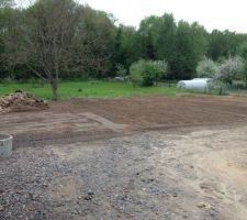 Etalage de 200M2 de terre