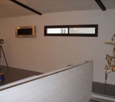 La chemin&eacute;e a l'ethanol dans le salon