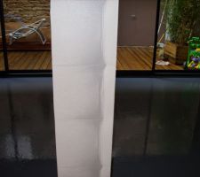 La peinture sur le sol des chambres c'est fait