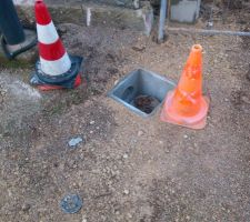 Tout à l'égout; travaux effectué par la mairie de Fayence