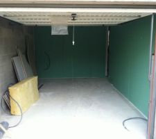 Cloisons du garage