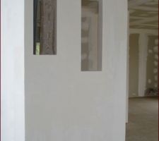 Niches réalisés dans des plaques de fermacel.
