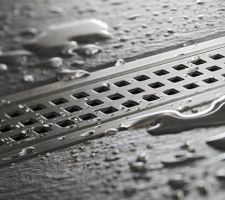 Caniveau Schlüter Kerdi-line pour douche à l'italienne